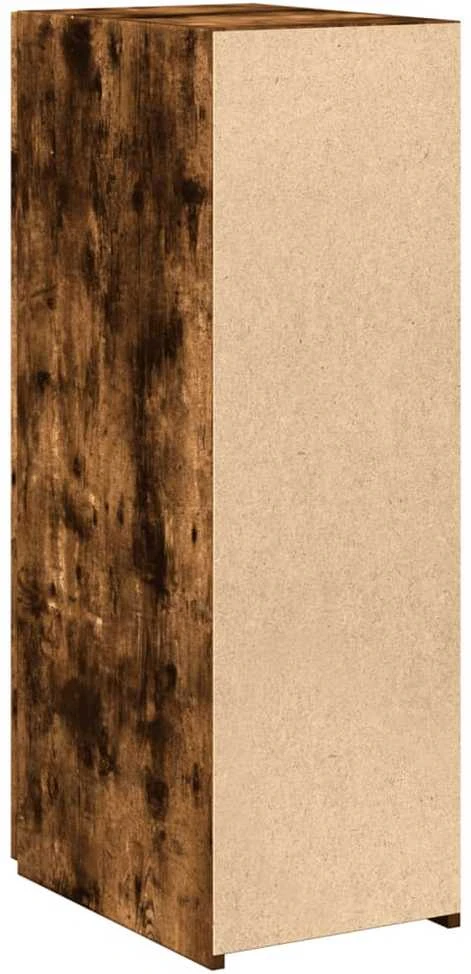 Šoninė spintelė, dūminio ąžuolo, 30x42,5x93cm, apdirbta mediena