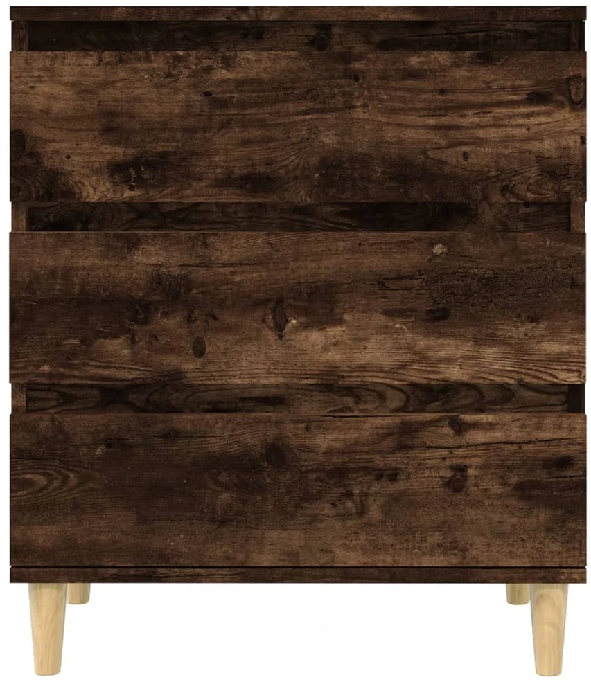 Šoninė spintelė, dūminio ąžuolo, 60x35x70cm, apdirbta mediena