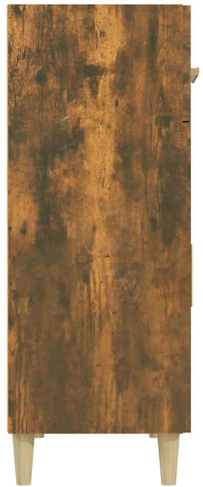 Šoninė spintelė, dūminio ąžuolo, 69,5x34x89cm, apdirbta mediena
