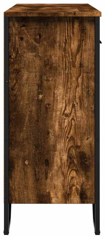 Šoninė spintelė, dūminio ąžuolo, 97x32,5x74,5cm, mediena