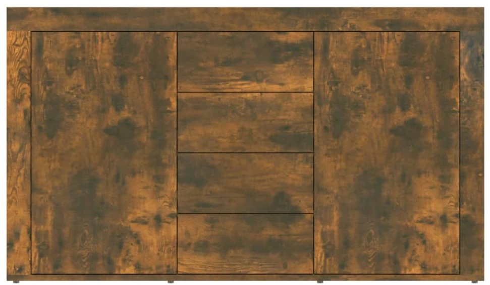 Šoninė spintelė, dūminio ąžuolo spalvos, 120x36x69cm, mediena