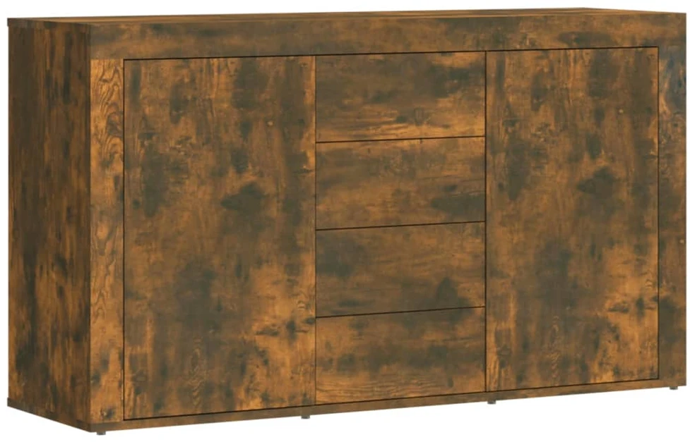 Šoninė spintelė, dūminio ąžuolo spalvos, 120x36x69cm, mediena