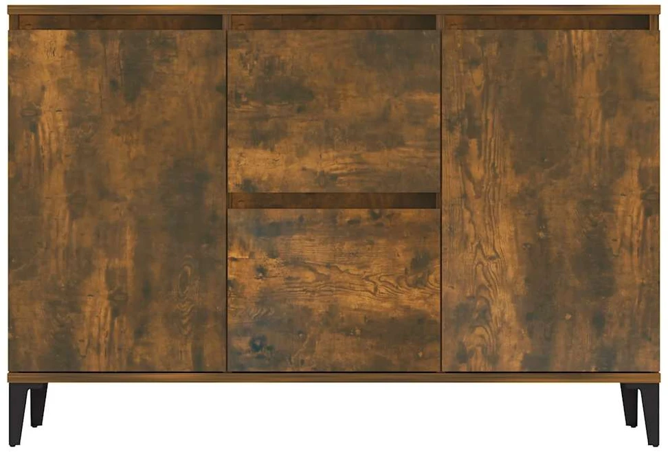 Šoninė spintelė, dūminio ąžuolo spalvos, 104x35x70cm, mediena