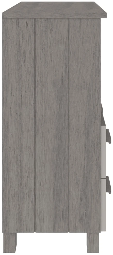 Šoninė spintelė HAMAR, šviesiai pilka, 85x35x80cm, pušis