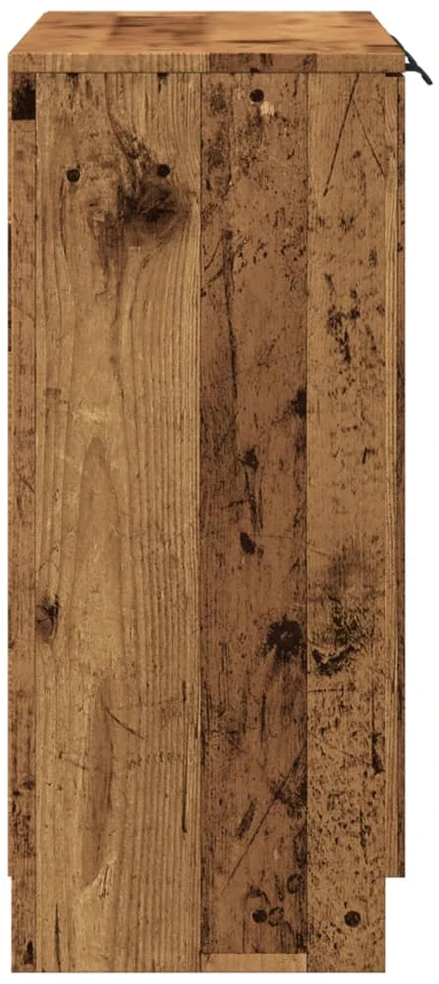 Šoninė spintelė, medienos, 90,5x30x70cm, apdirbta mediena