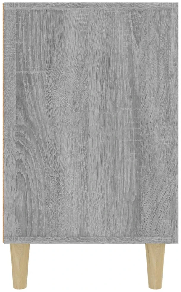 Šoninė spintelė, pilka ąžuolo, 100x36x60cm, apdirbta mediena