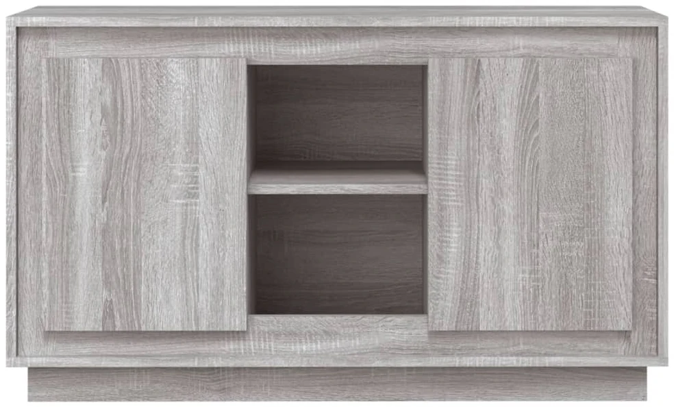 Šoninė spintelė, pilka ąžuolo, 102x35x60cm, apdirbta mediena
