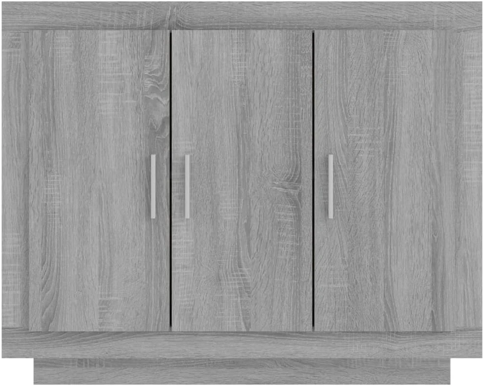 Šoninė spintelė, pilkos ąžuolo spalvos, 92x35x75cm, mediena