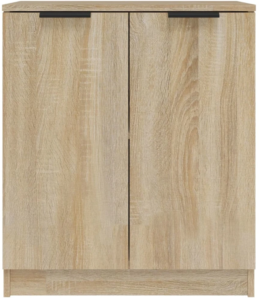 Šoninės spintelės, 2vnt., ąžuolo, 60x30x70cm, apdirbta mediena