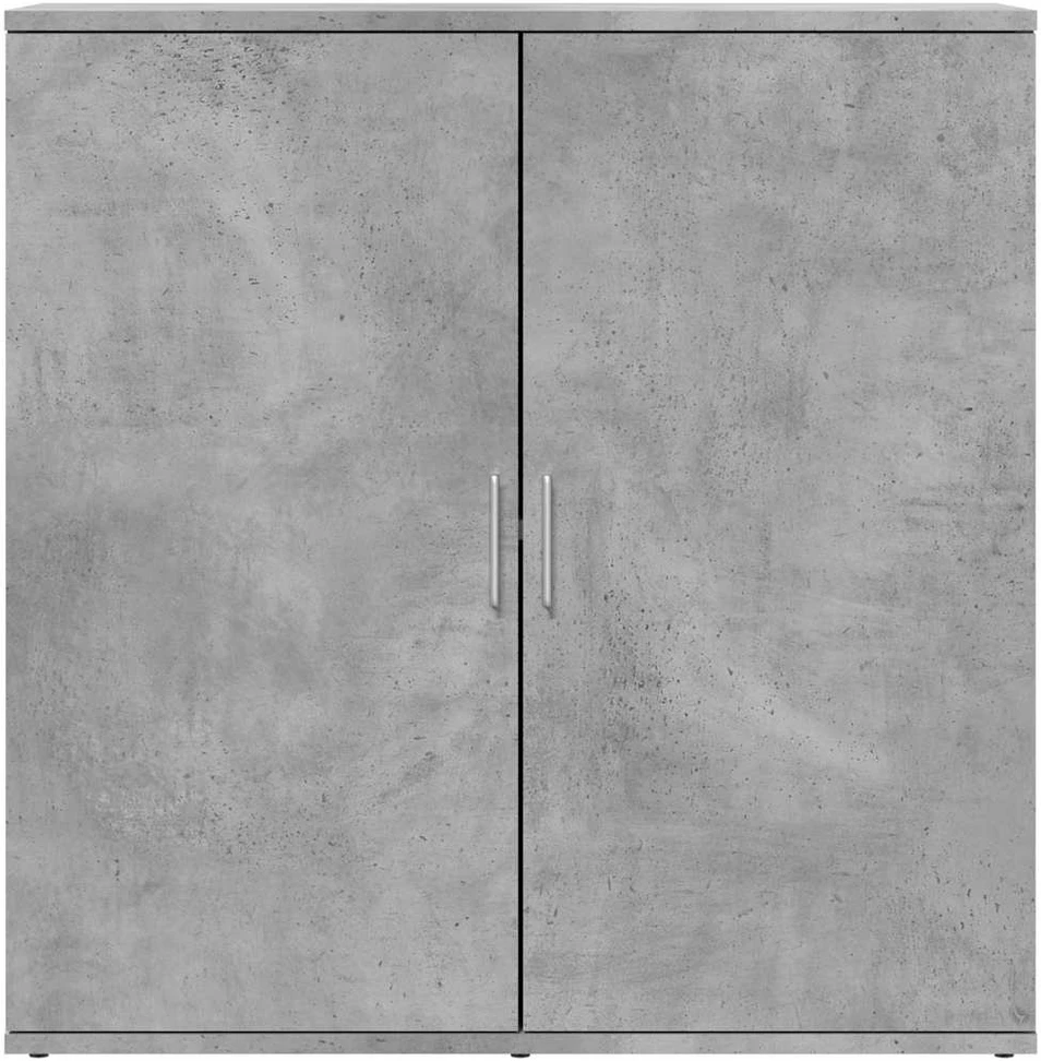 Šoninės spintelės, 2vnt., betono, 79x38x80cm, apdirbta mediena