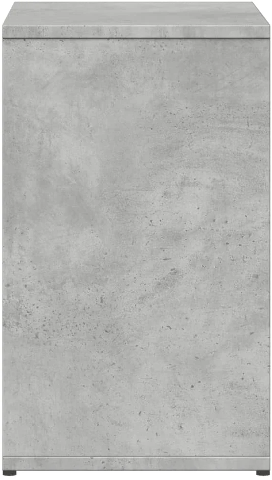 Šoniniai staliukai, 2vnt., betono, 50x30x50cm, apdirbta mediena