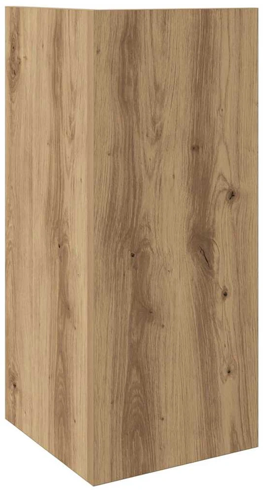 Šoniniai staliukai su lentyna, 2vnt., artisano, 25,5x27x60cm
