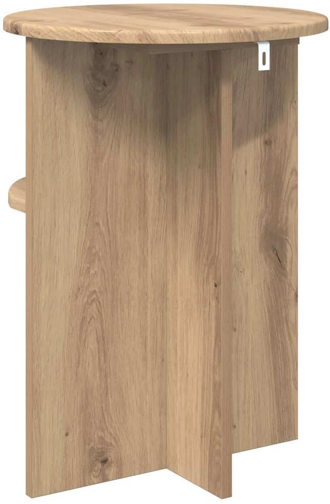 Šoninis stalas Artisano ąžuolo Ø 39,5 x 55 cm Apdirbta mediena