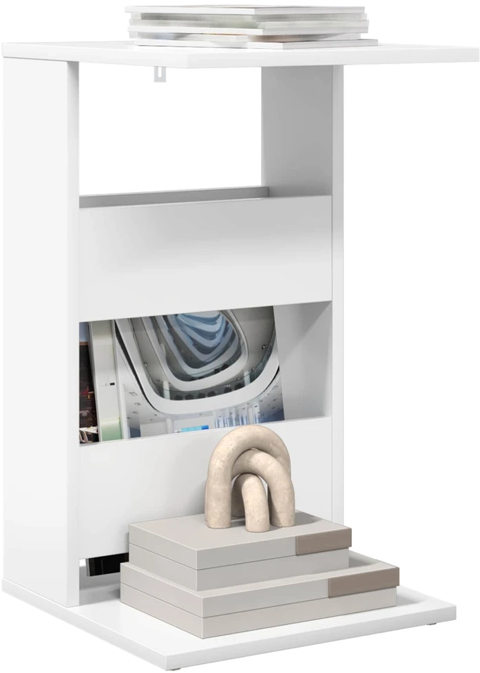 Šoninis stalas Balta 40 x 35 x 60,5 cm Apdirbta mediena