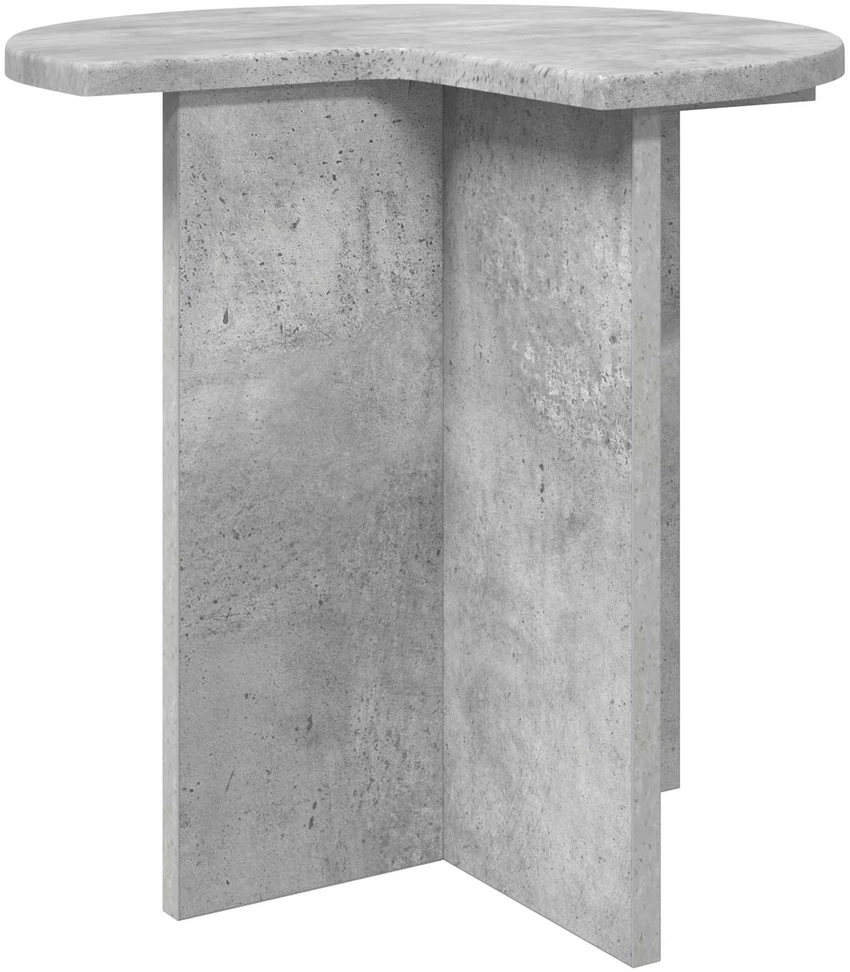Šoninis stalas Betono pilka Ø 39 x 38 cm Apdirbta mediena