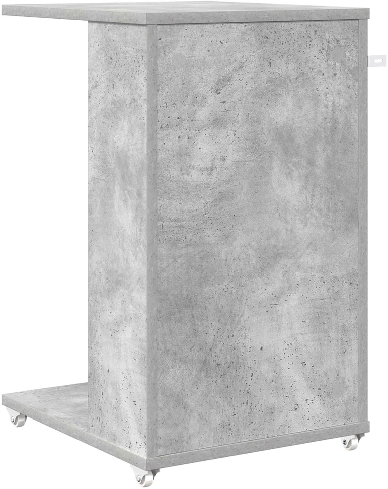 Šoninis stalas Betono pilka 40 x 35 x 60 cm Apdirbta mediena