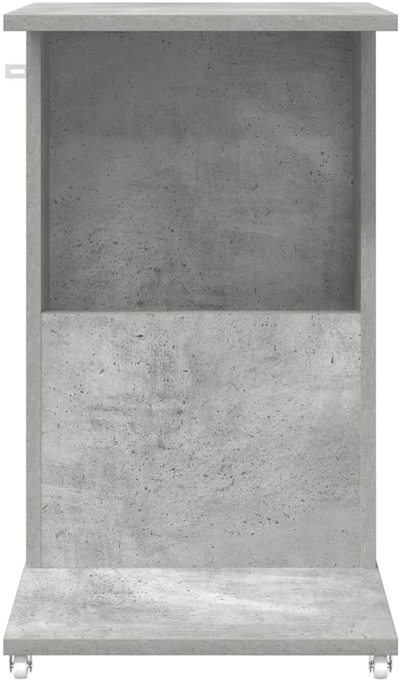 Šoninis stalas Betono pilka 40 x 35 x 60 cm Apdirbta mediena
