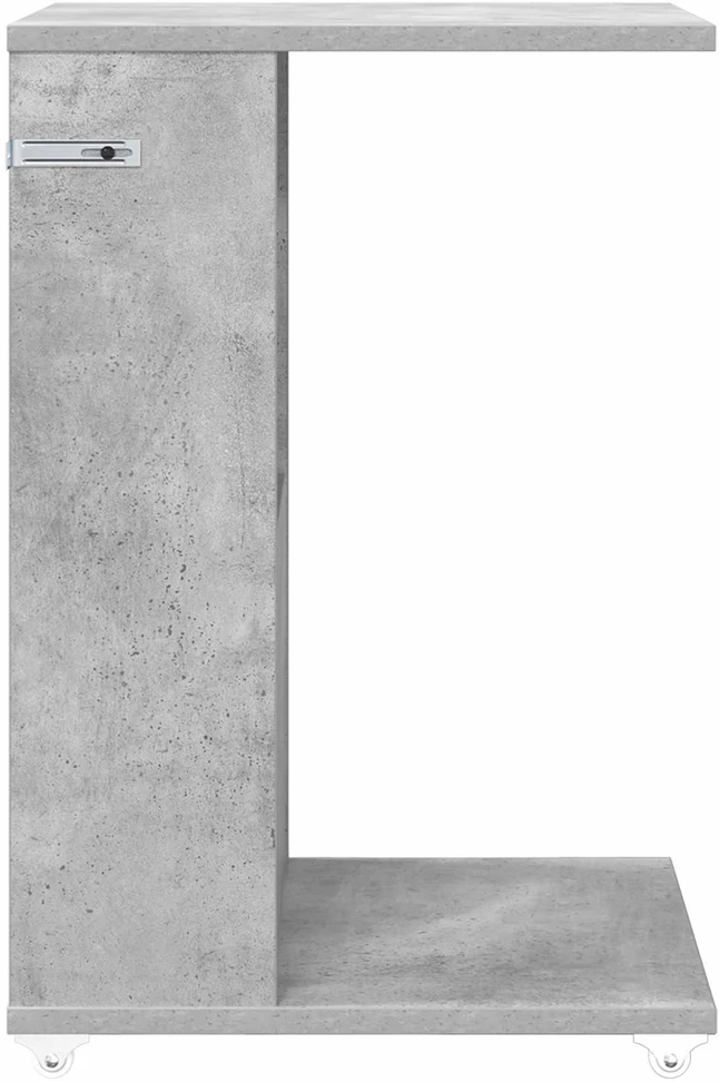 Šoninis stalas Betono pilka 40 x 35 x 60 cm Apdirbta mediena