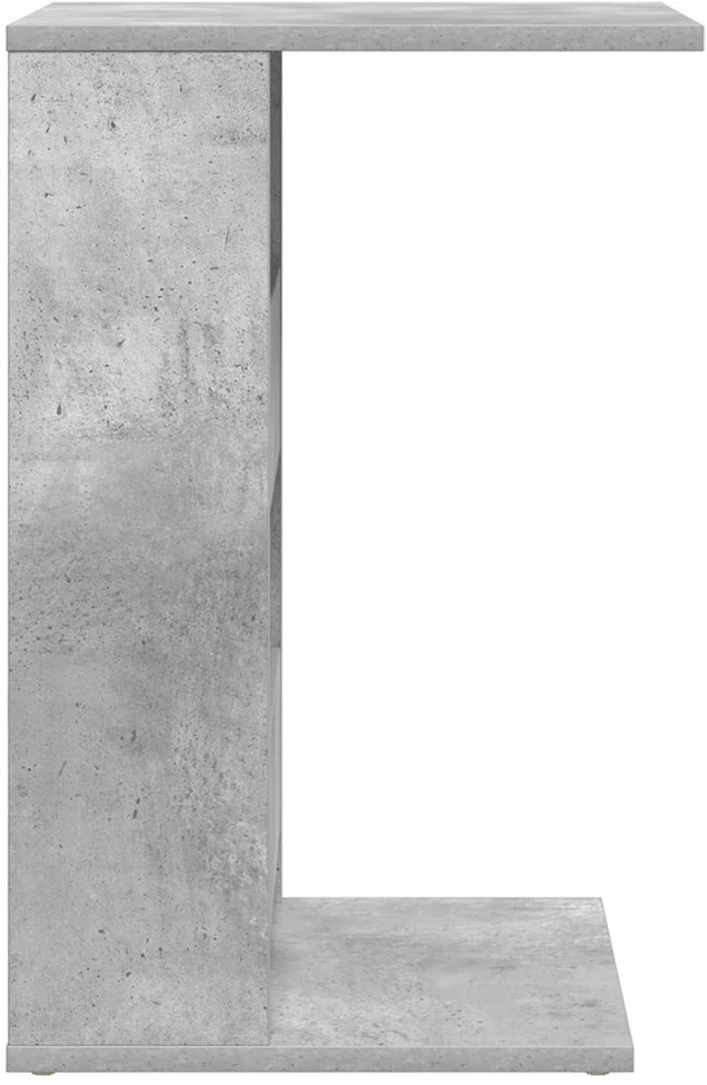 Šoninis stalas Betono pilka 40 x 35 x 60,5 cm Apdirbta mediena