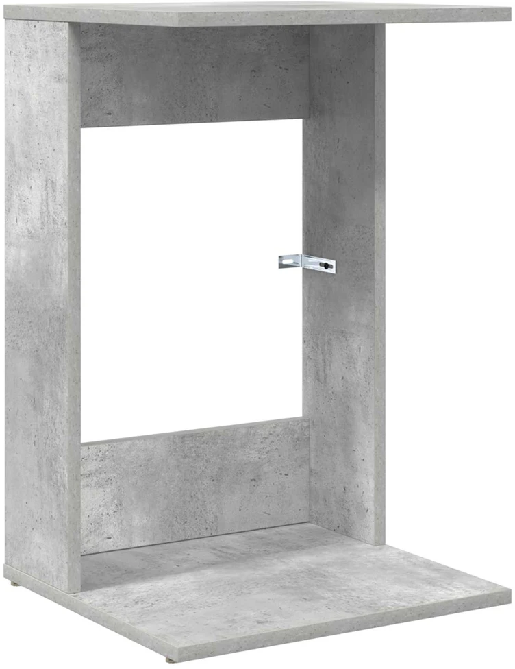 Šoninis stalas Betono pilka 40 x 38 x 62,5 cm Apdirbta mediena