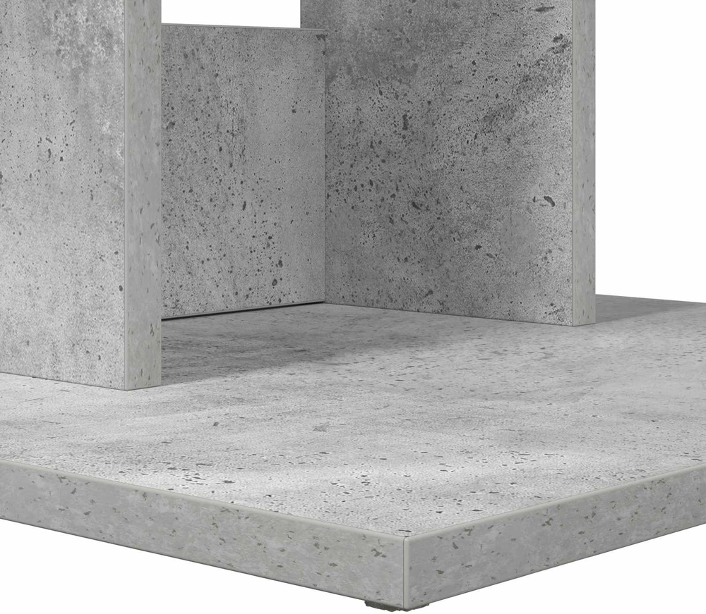 Šoninis stalas Betono pilka 45 x 40 x 62,5 cm Apdirbta mediena