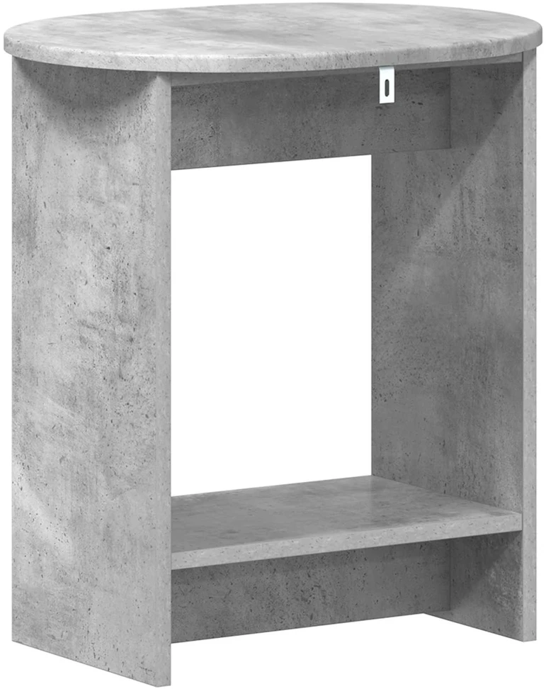 Šoninis stalas Betono pilka 50 x 39,5 x 55 cm Apdirbta mediena