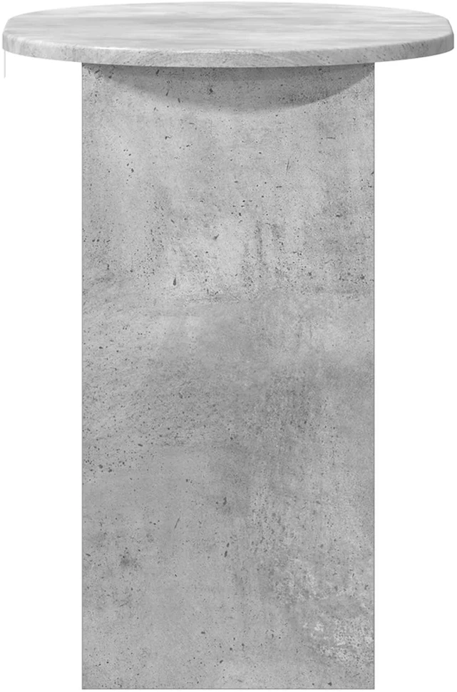 Šoninis stalas Betono pilka 50 x 39,5 x 55 cm Apdirbta mediena