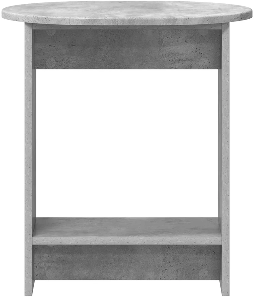 Šoninis stalas Betono pilka 50 x 39,5 x 55 cm Apdirbta mediena