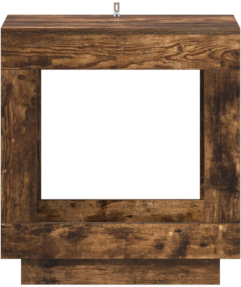 Šoninis stalas Dūminio ąžuolo 60 x 40 x 65 cm Apdirbta mediena