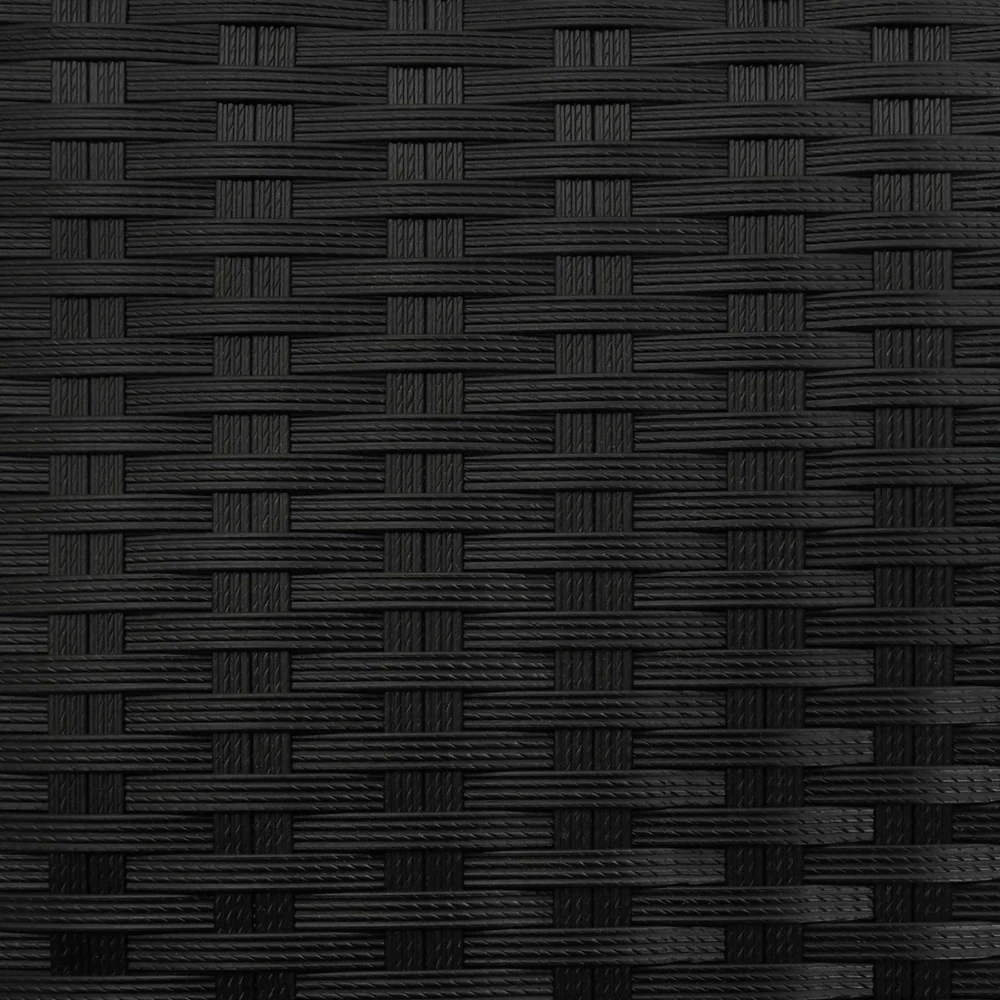 Šoninis stalas Juoda 35 x 35 x 70 cm poliratanas