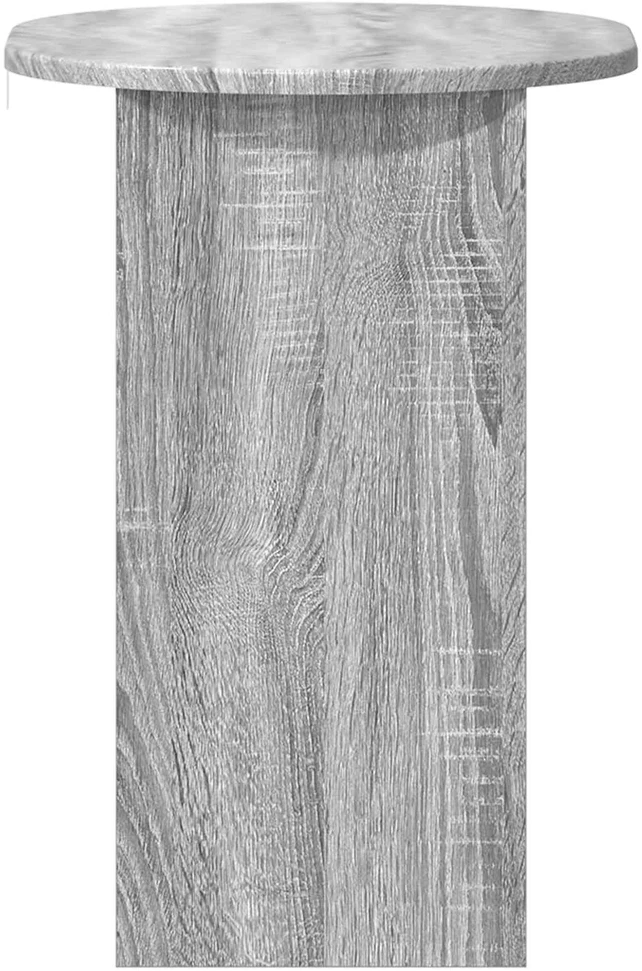 Šoninis stalas Pilka sonoma ąžuolo 50 x 39,5 x 55 cm