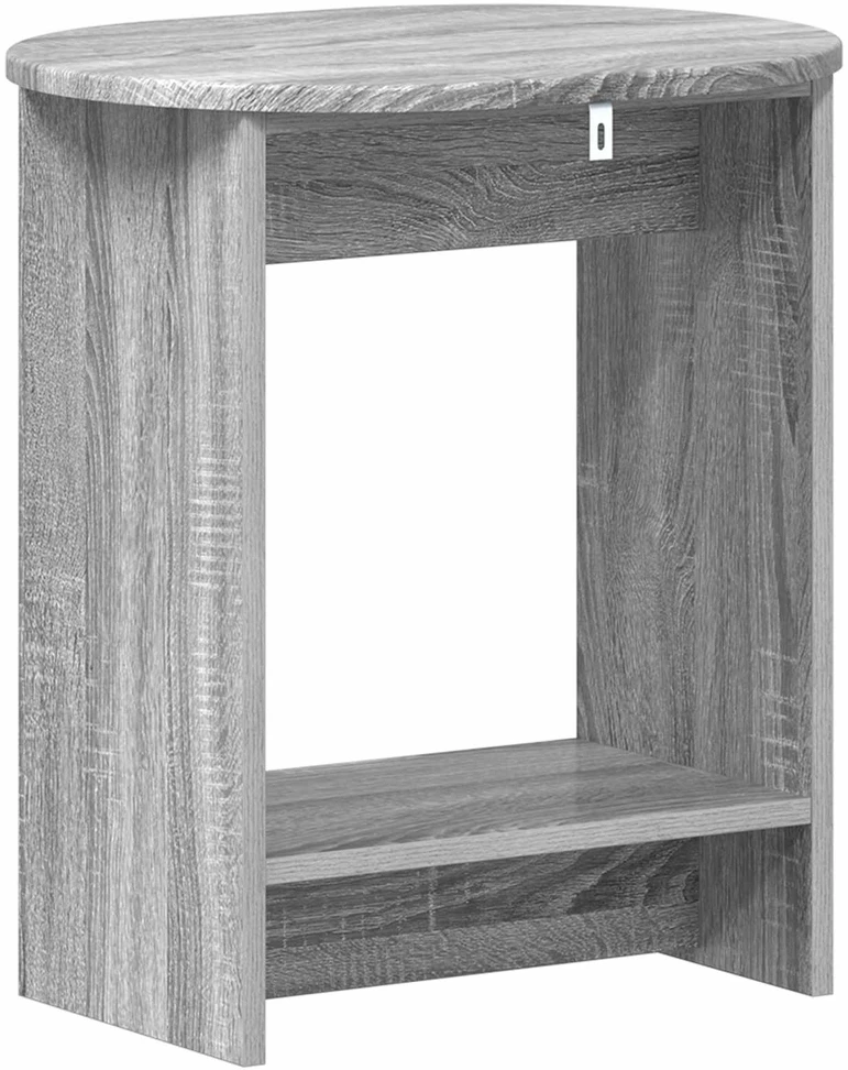 Šoninis stalas Pilka sonoma ąžuolo 50 x 39,5 x 55 cm