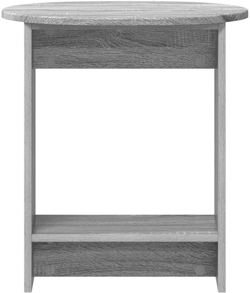 Šoninis stalas Pilka sonoma ąžuolo 50 x 39,5 x 55 cm