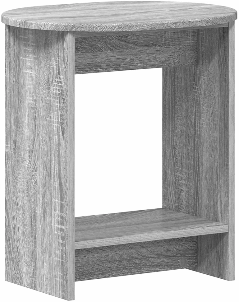 Šoninis stalas Pilka sonoma ąžuolo 50 x 39,5 x 55 cm