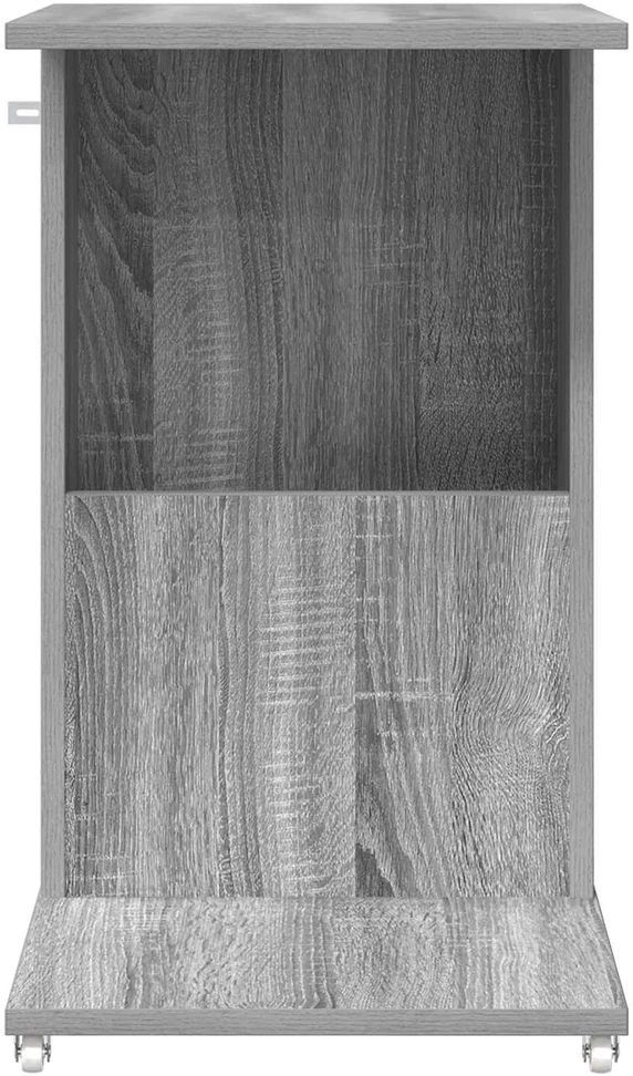 Šoninis stalas Pilkas Sonoma 40 x 35 x 60 cm Apdirbta mediena