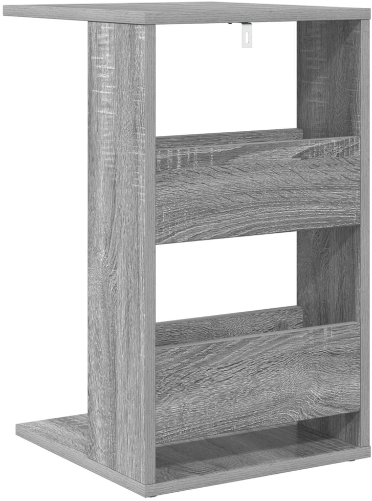 Šoninis stalas Pilkas Sonoma 40 x 35 x 60,5 cm Apdirbta mediena