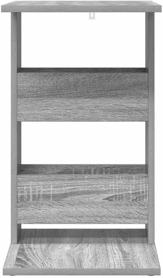 Šoninis stalas Pilkas Sonoma 40 x 35 x 60,5 cm Apdirbta mediena
