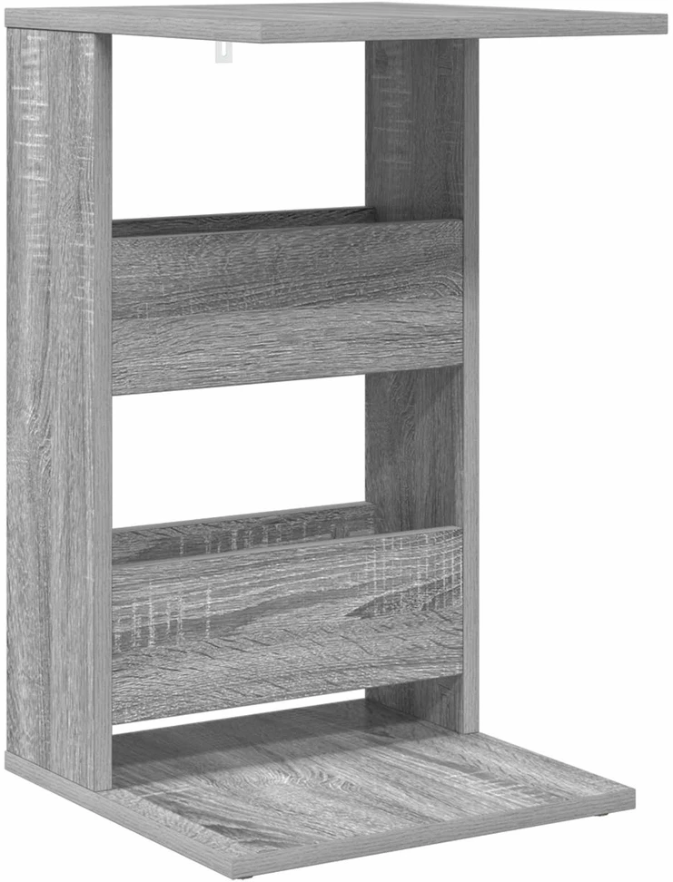 Šoninis stalas Pilkas Sonoma 40 x 35 x 60,5 cm Apdirbta mediena