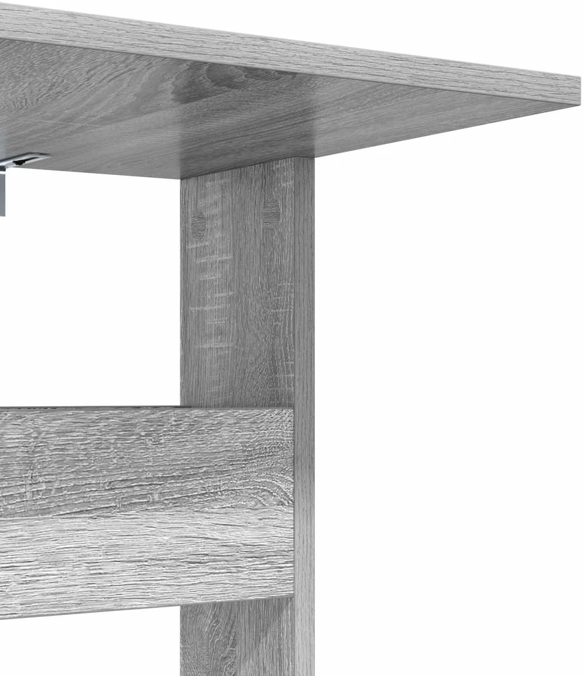 Šoninis stalas Pilkas Sonoma 40 x 35 x 60,5 cm Apdirbta mediena