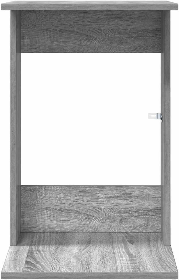Šoninis stalas Pilkas Sonoma 40 x 38 x 62,5 cm Apdirbta mediena