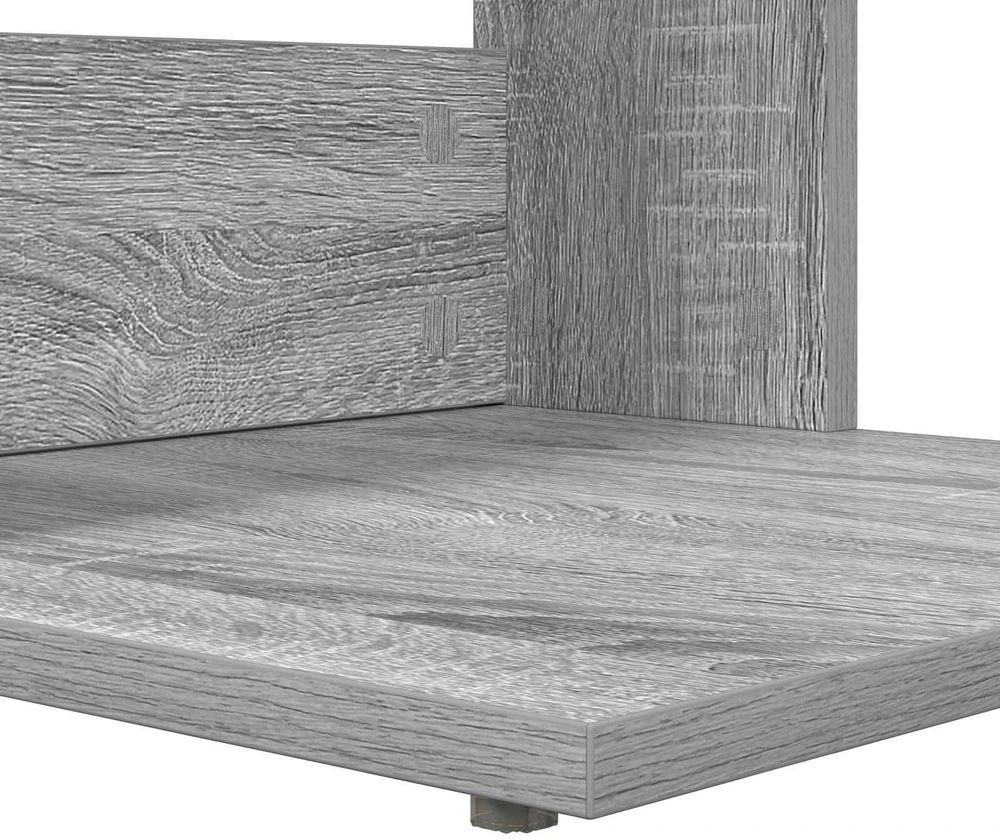 Šoninis stalas Pilkas Sonoma 40 x 38 x 62,5 cm Apdirbta mediena