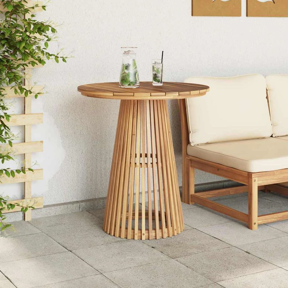 Šoninis stalas Ruda 70 x 70 x 75 cm Kieto teka medžio