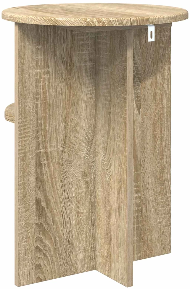 Šoninis stalas Sonoma ąžuolas Ø 39,5 x 55 cm Apdirbta mediena