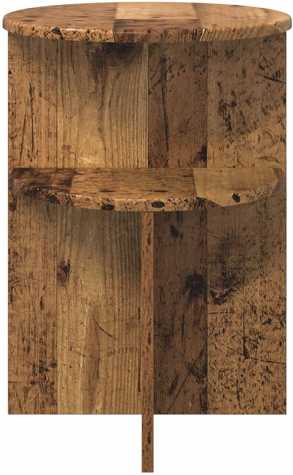 Šoninis stalas su saugykla Sendintos medienos Ø 39,5 x 55 cm