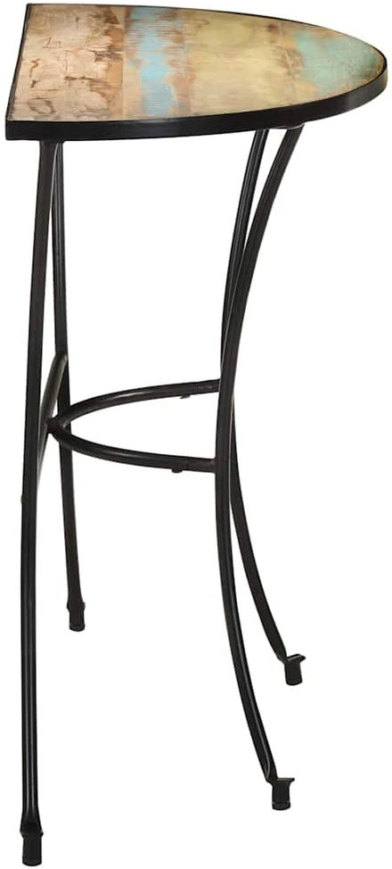 Šoninis staliukas, 110x40x77cm, perdirbtos medienos masyvas