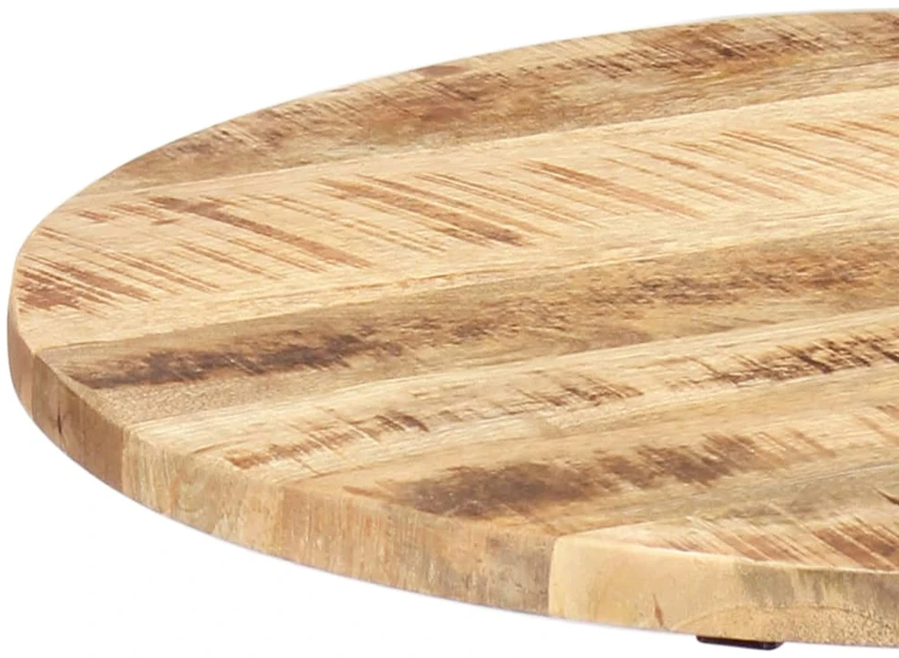 Šoninis staliukas, 60x(46-63)cm, mango med. mas. ir ketus