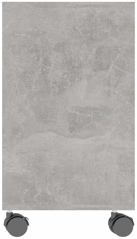 Šoninis staliukas, betono pilkos spalvos, 70x35x55cm, mediena