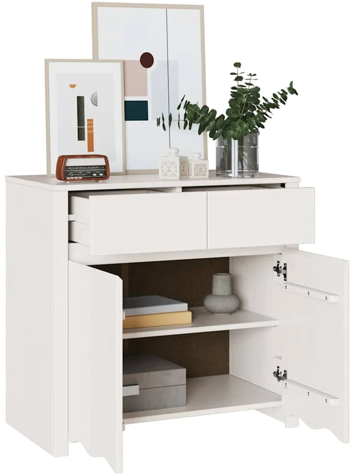 Kabalas Drammen Balta 79 x 43 x 75.5 cm Pušies medienos masyvas