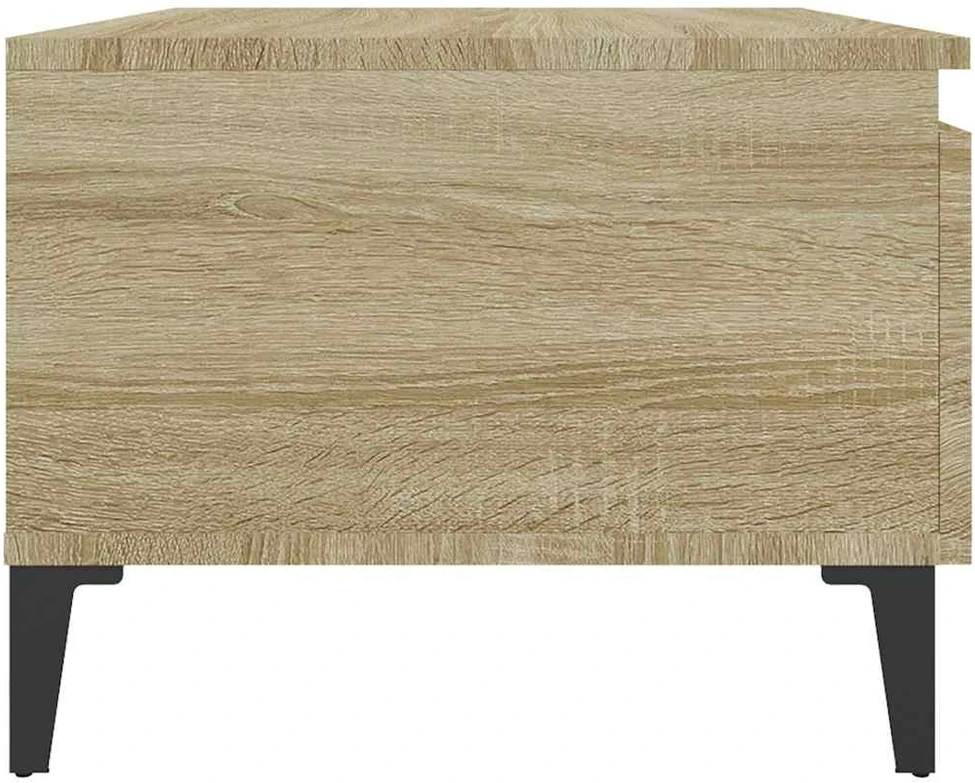 Šoninis staliukas, sonoma ąžuolo, 50x46x35cm, apdirbta mediena
