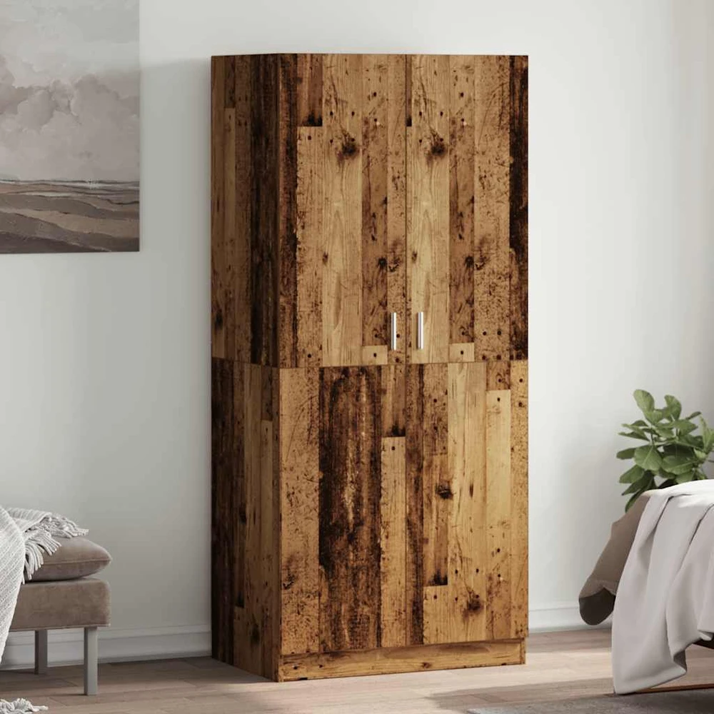 Spinta Old Wood 80x52x180 cm Engineered Wood